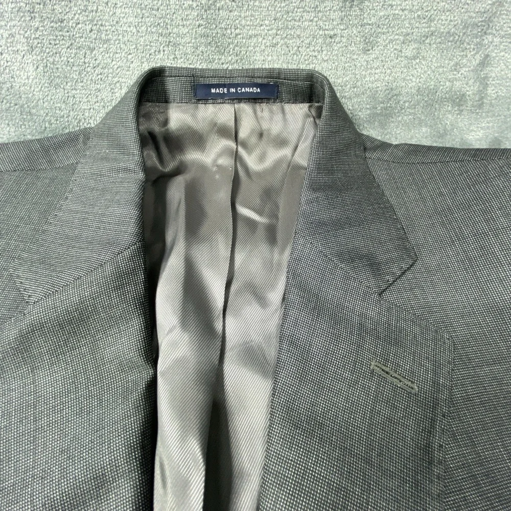 Ing Loro Piana Cremieux Blazer‎ 48R Micro Check 100% Wool Sport Coat Jacket Suit